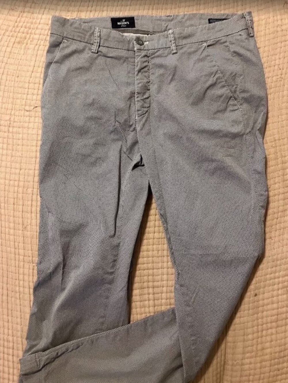 Torino slim fit Chinos by Mason's. Size 48